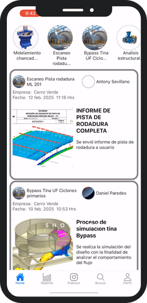 Vista de planificación de mantenimiento en software MineTrack AI para operaciones mineras